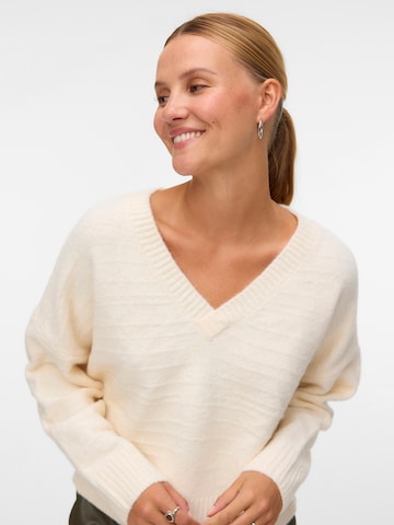 VERO MODA Pullover 'VMBOOM' in Beige: Vorderseite