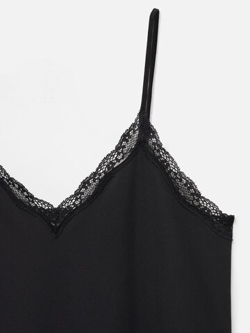 MANGO Top 'SIAT' in Schwarz