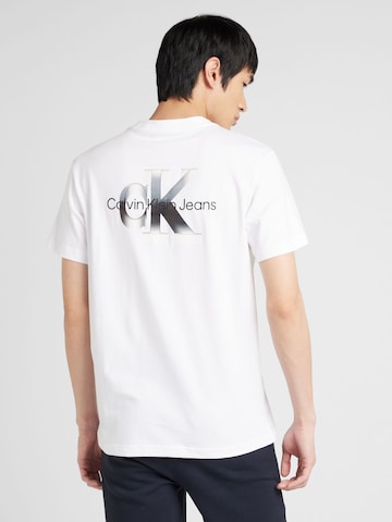T-Shirt 'EUPHORIC' Calvin Klein Jeans en blanc