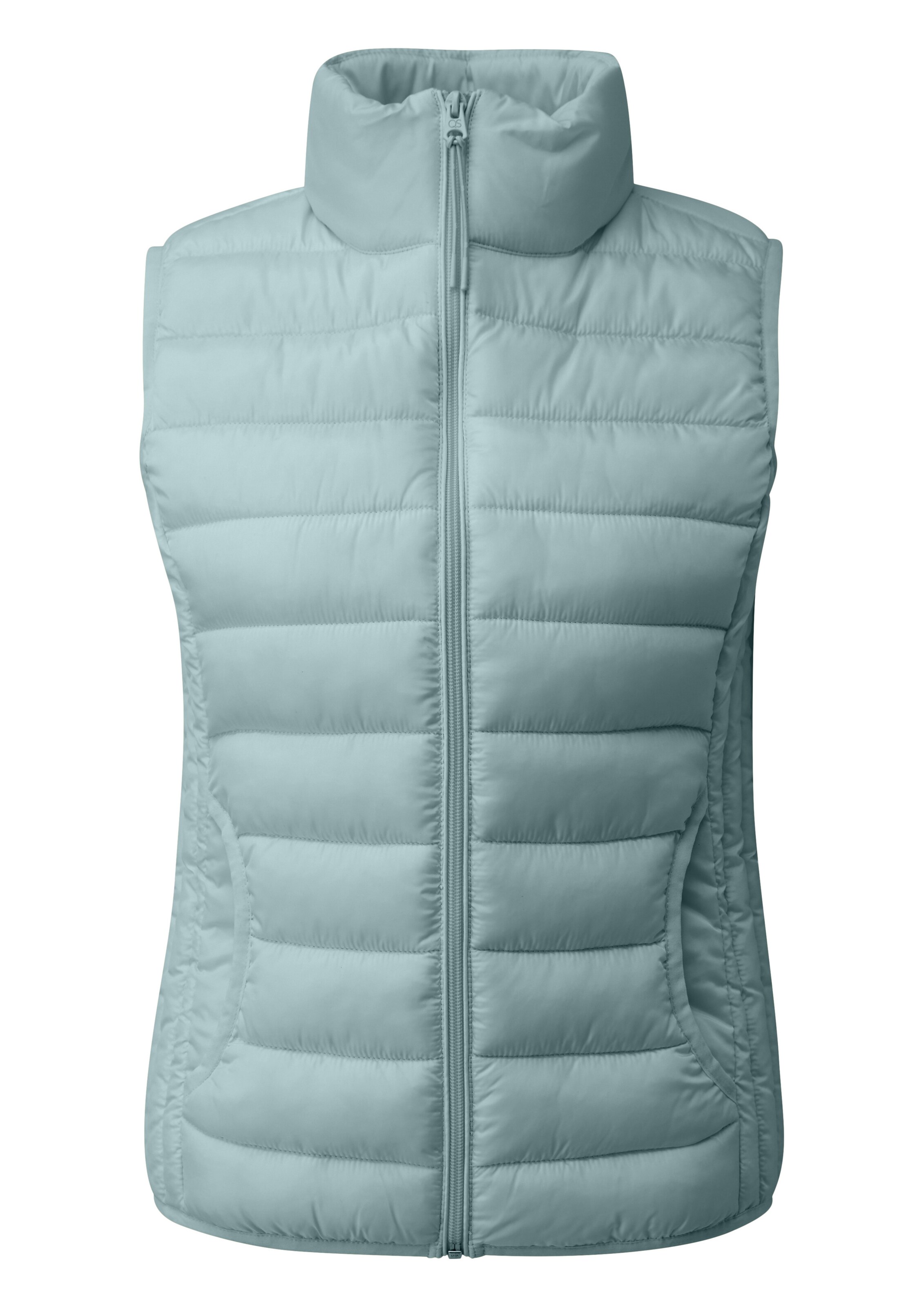 QS Bodywarmer in Groen: voorkant