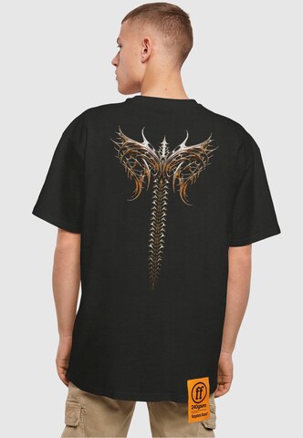 Forgotten Faces Shirt in Schwarz: Vorderseite