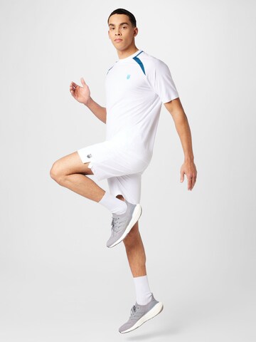 K-Swiss Performance Λειτουργικό μπλουζάκι 'HYPERCOURT' σε λευκό
