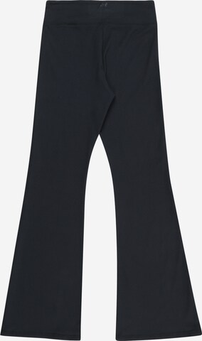 Wide leg Pantaloni de la Abercrombie & Fitch pe negru