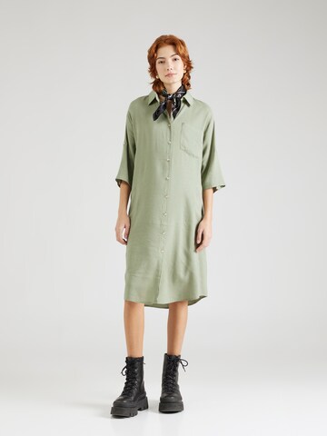ZABAIONE Платье-рубашка 'La44nda' в Зеленый: спереди