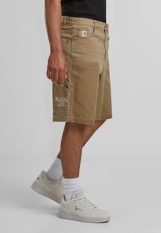 Regular Pantalon Karl Kani en beige