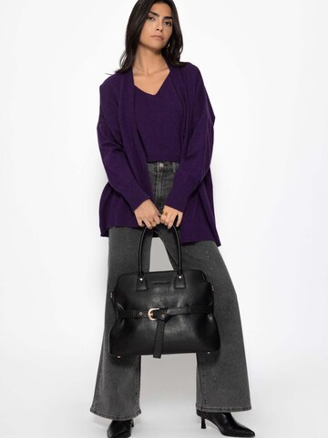 SASSYCLASSY Oversizestrickjacke‌ in Lila