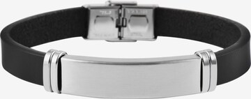 Akzent Bracelet 'Lino, silberfarbig, langlebig' in Black: front