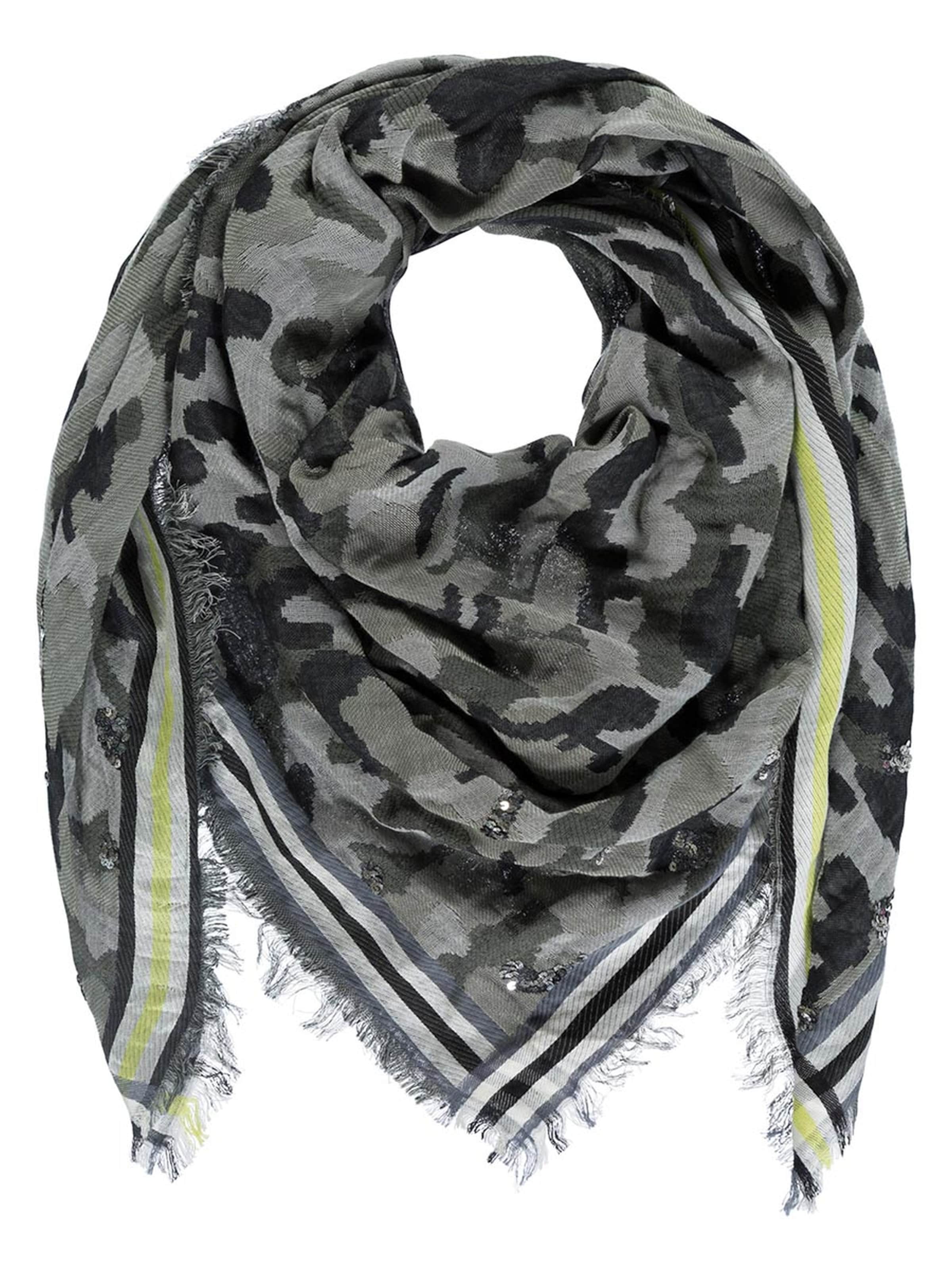 Passigatti Tuch 'Camouflage-Tuch mit Pailletten'‌‌‌ in One Size in grün, Produktansicht