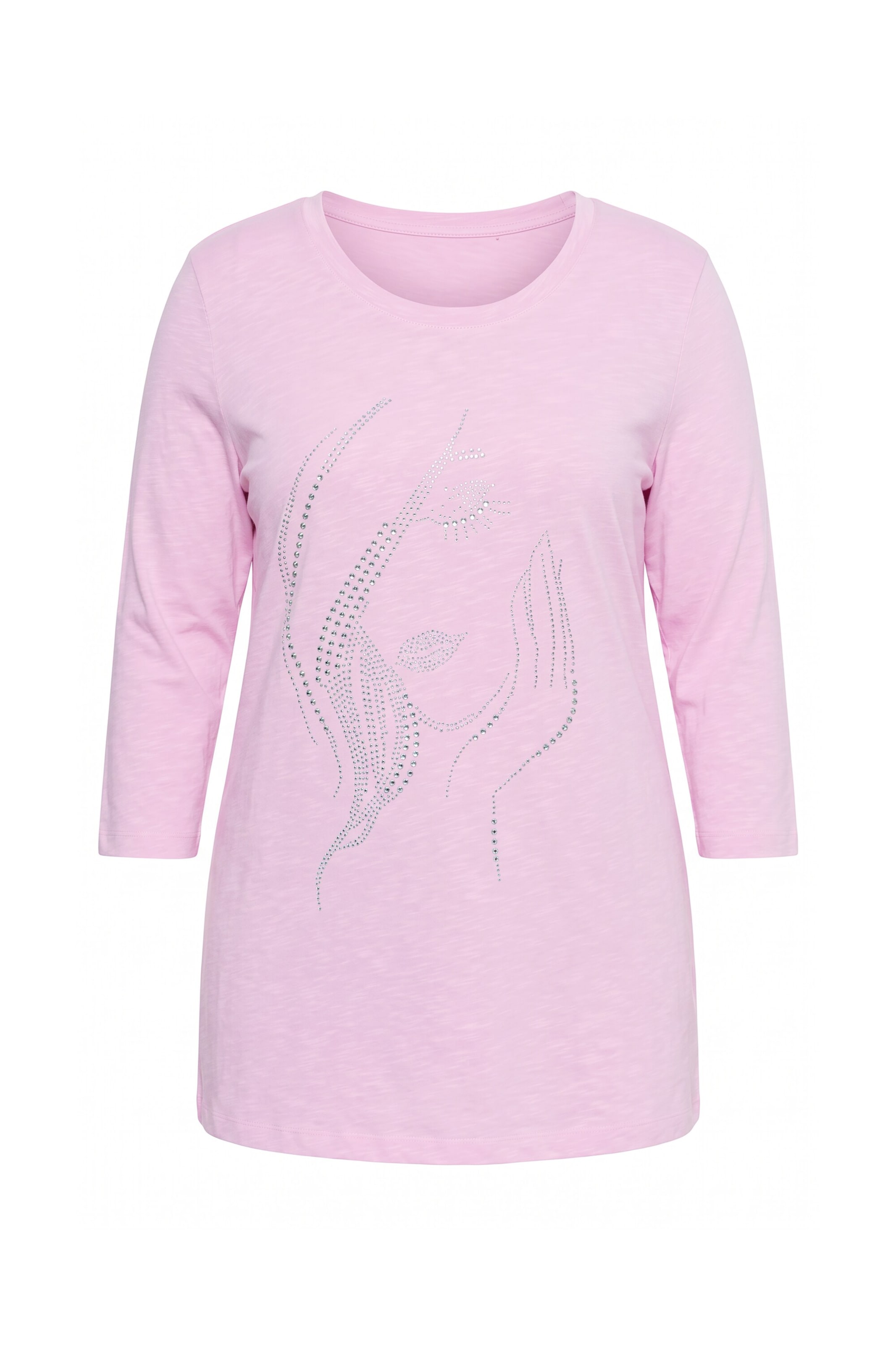 MIAMODA Shirt in XL in Dusky pink / Silver, Item view