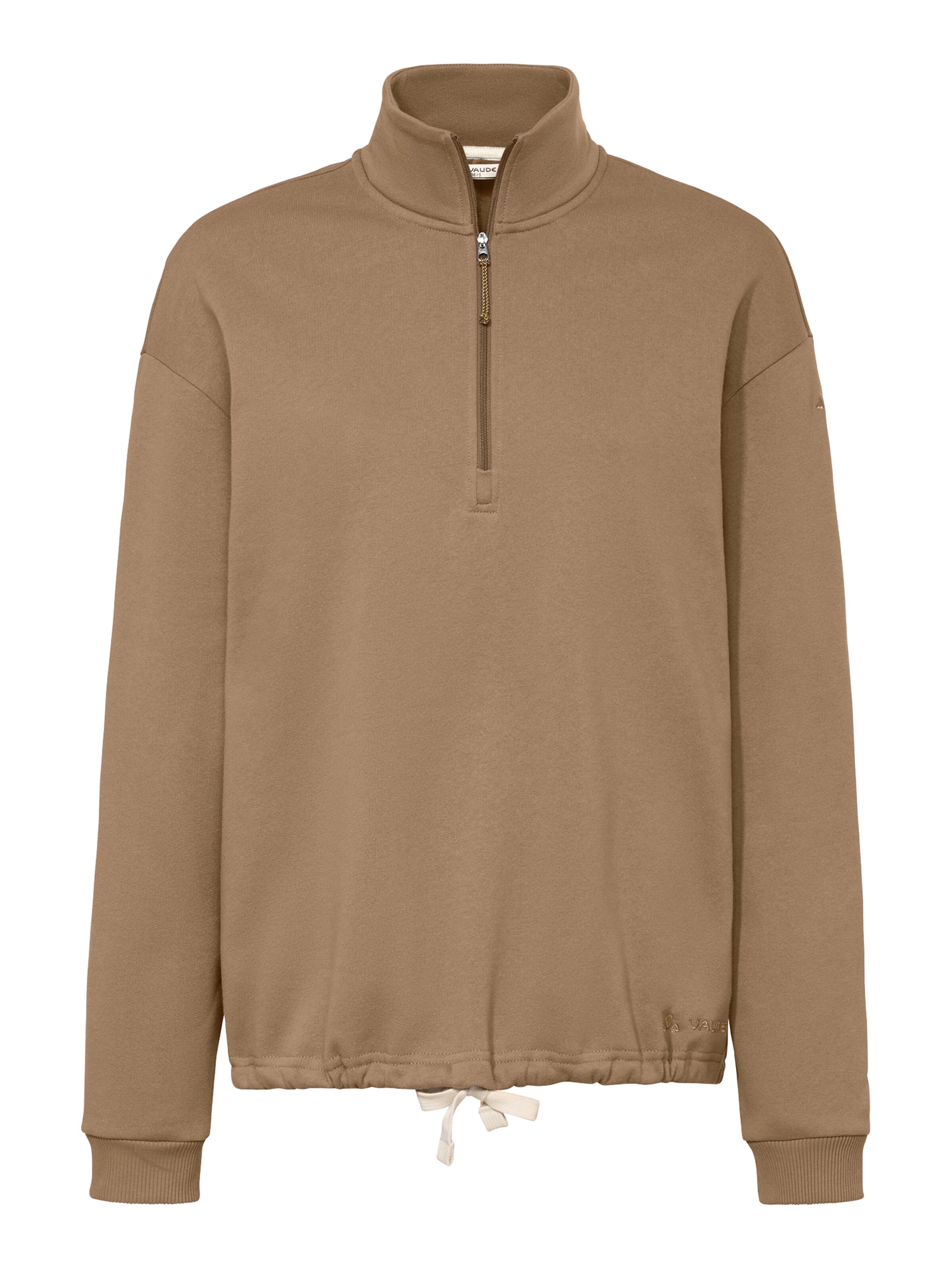 VAUDE Sports sweatshirt 'Redmont' in Beige: front