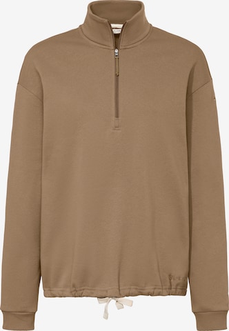 VAUDE Athletic Sweatshirt 'Redmont' in Beige: front