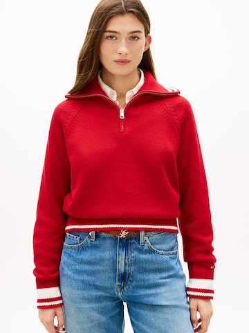 Pullover 'Varsity' di TOMMY HILFIGER in rosso: frontale