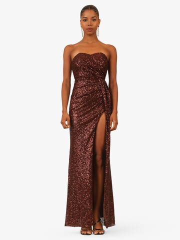 Kraimod Evening Dress in Brown: front