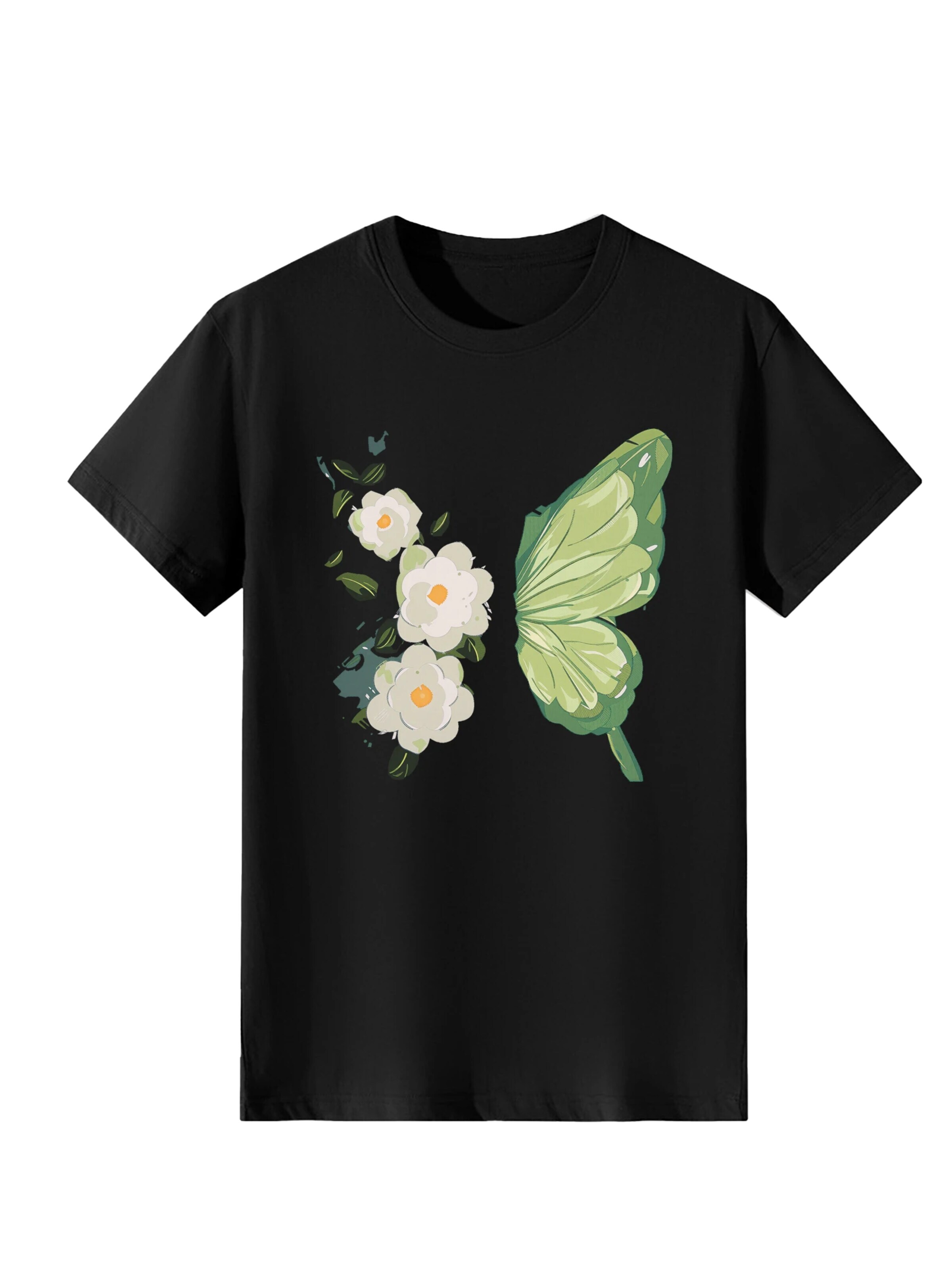 T-shirt LapaPlus en noir : devant