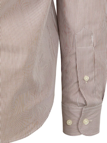 Steppin' out Regular fit Button Up Shirt in Brown