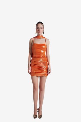 Robe HOLLY LOLLY en orange : devant