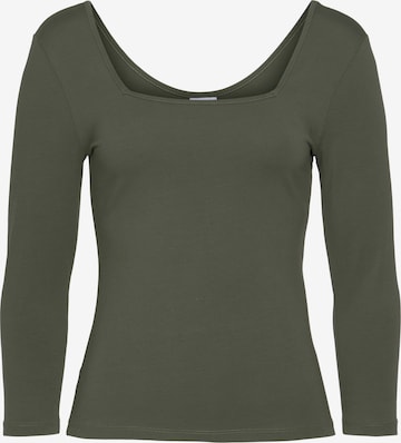 LASCANA Shirt in Groen: voorkant