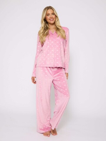 Loungeable Pajama in Pink: front