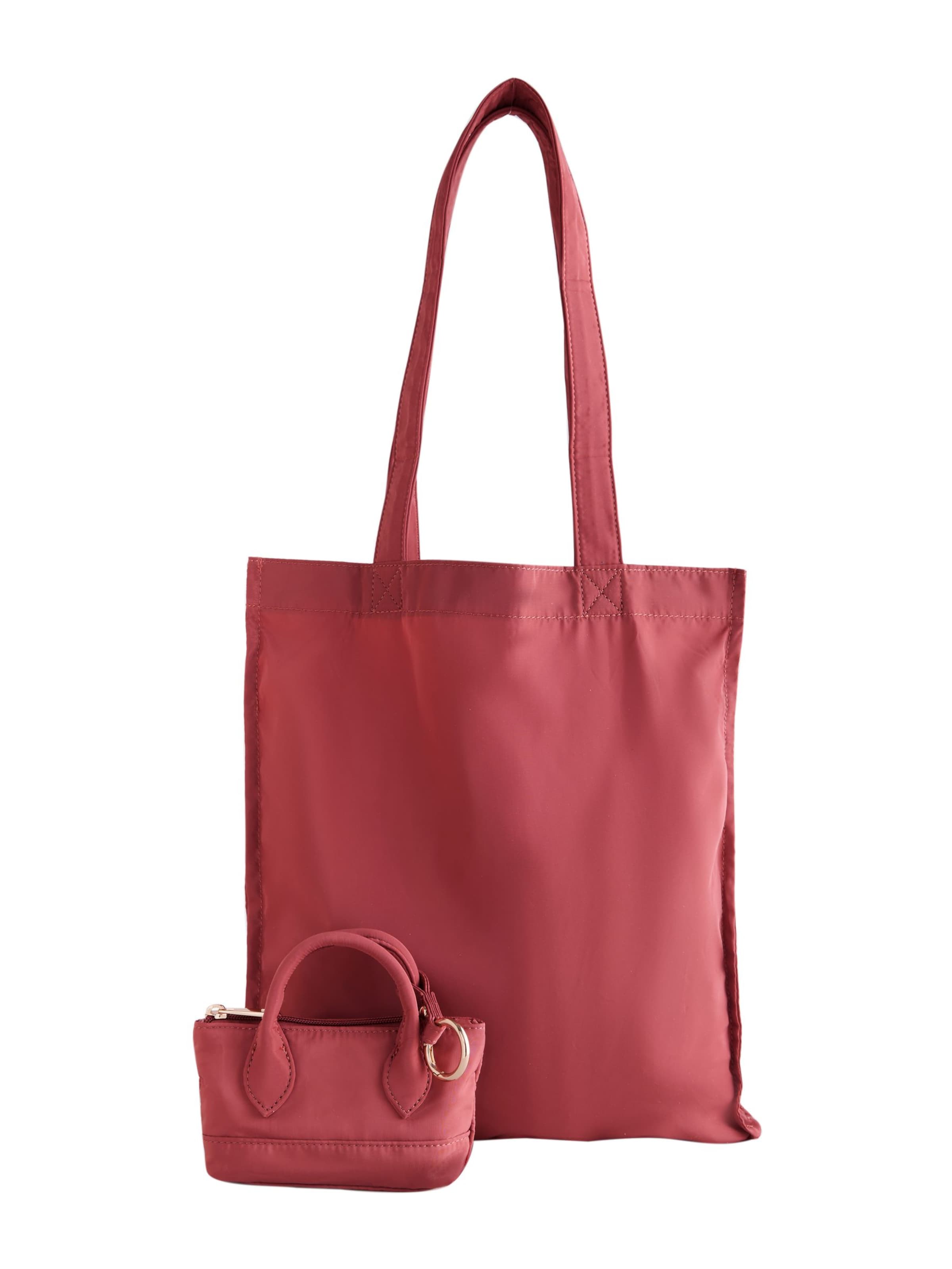 Shopper di Next in rosso: frontale