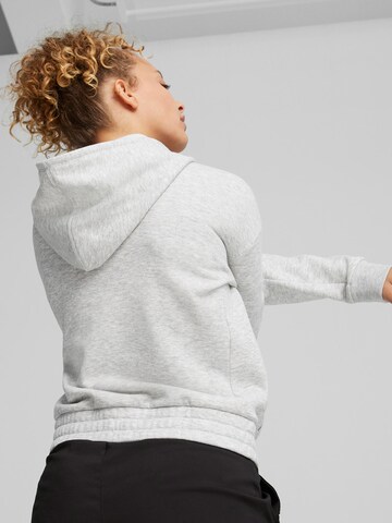 PUMA Athletic Zip-Up Hoodie in Grey