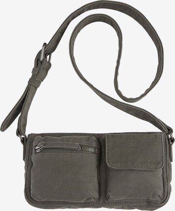 Sac à bandoulière Pull&Bear en gris : devant