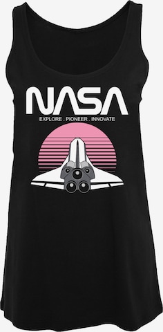 F4NT4STIC Top 'NASA Space Shuttle' in Black: front