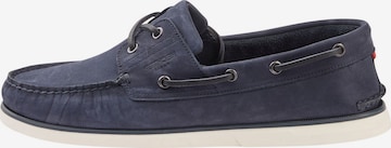 Chaussure basse HECHTER PARIS en bleu : devant