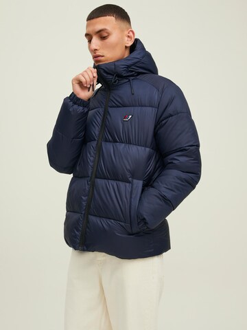 Veste d’hiver 'SLOPE' JACK & JONES en bleu : devant