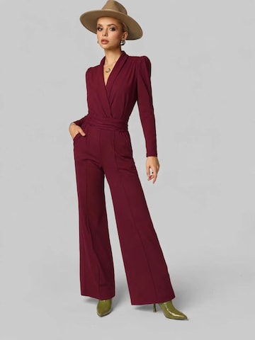Madnezz House Jumpsuit in Red: front
