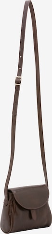 Viola Castellani Umhängetasche in Braun: Vorderseite