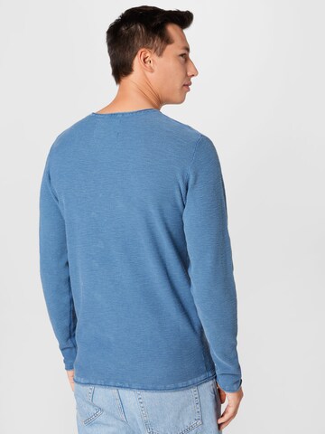 INDICODE JEANS Sweater 'Jadiel' in Blue