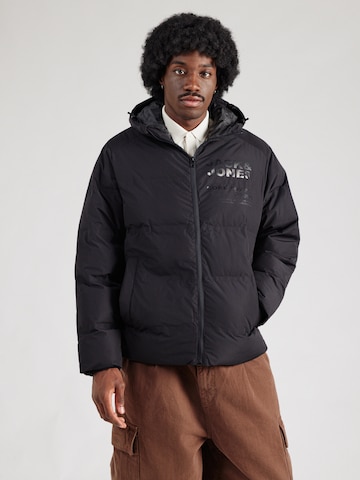 JACK & JONES Winter jacket 'JCOBOSTON' in Black: front