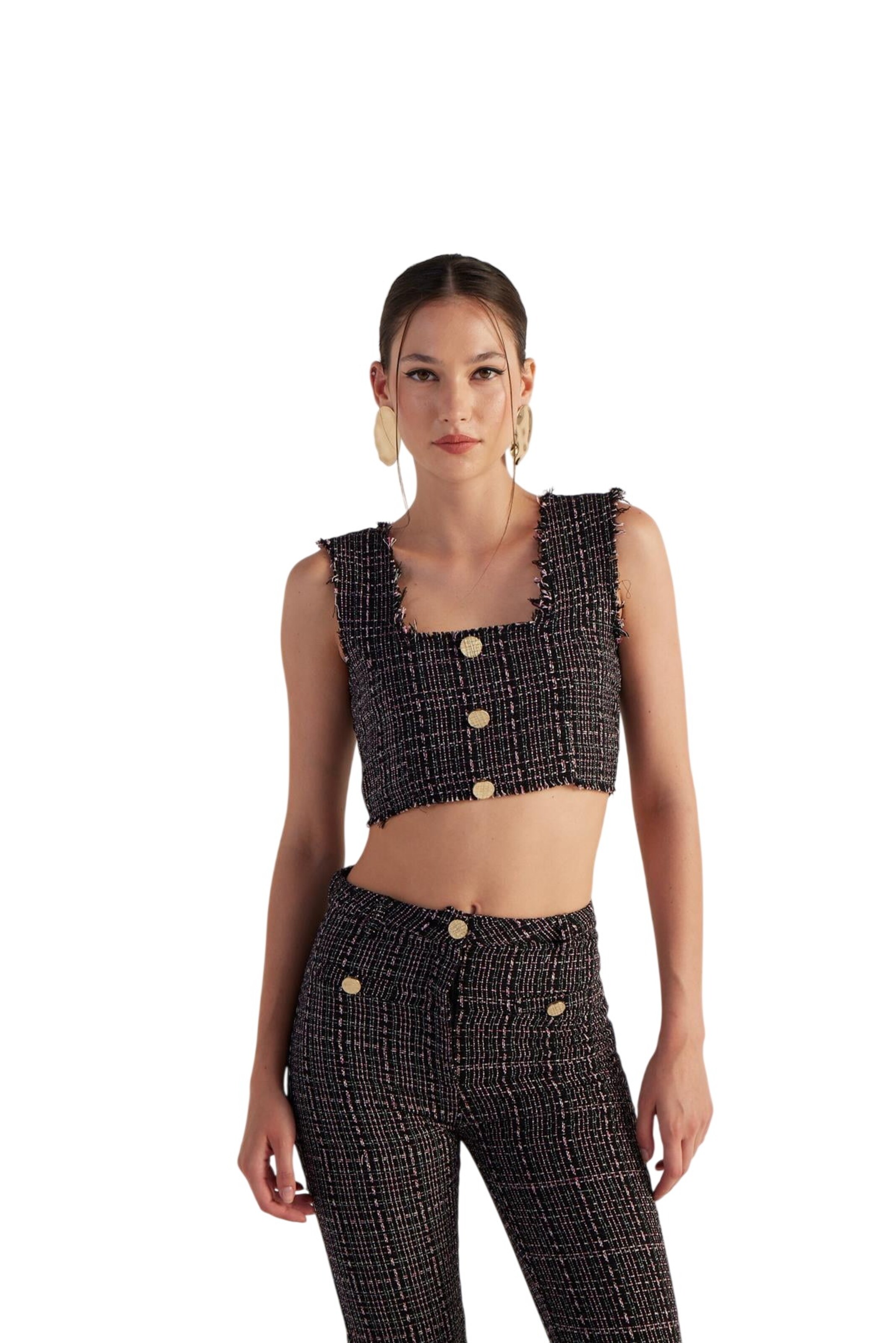 HOLLY LOLLY Top in Schwarz