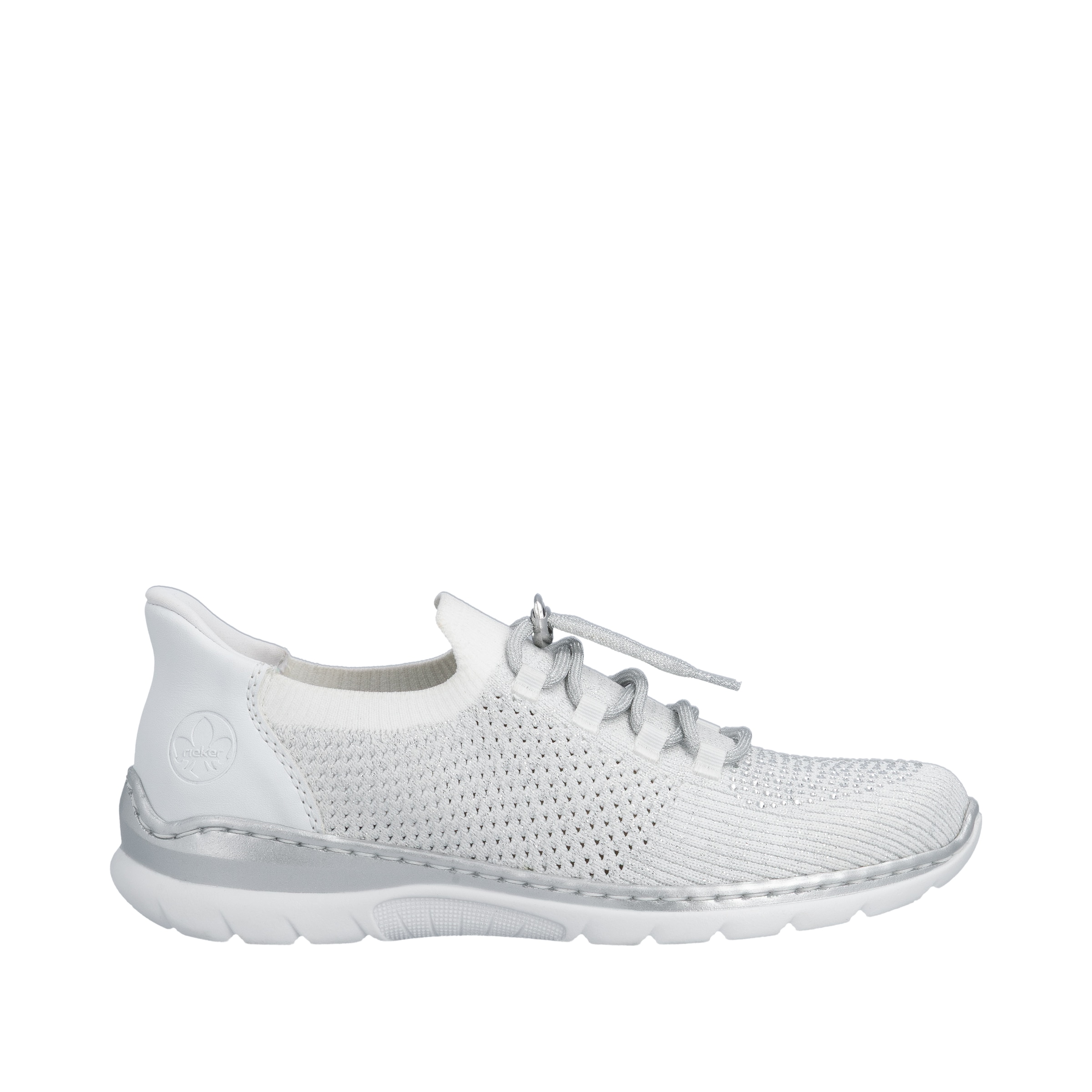 Rieker Slip-Ons in Silver