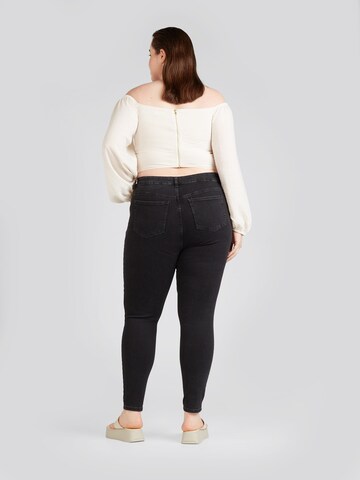 CITA MAASS co-created by ABOUT YOU Slimfit Jeans 'Juliana' in Zwart