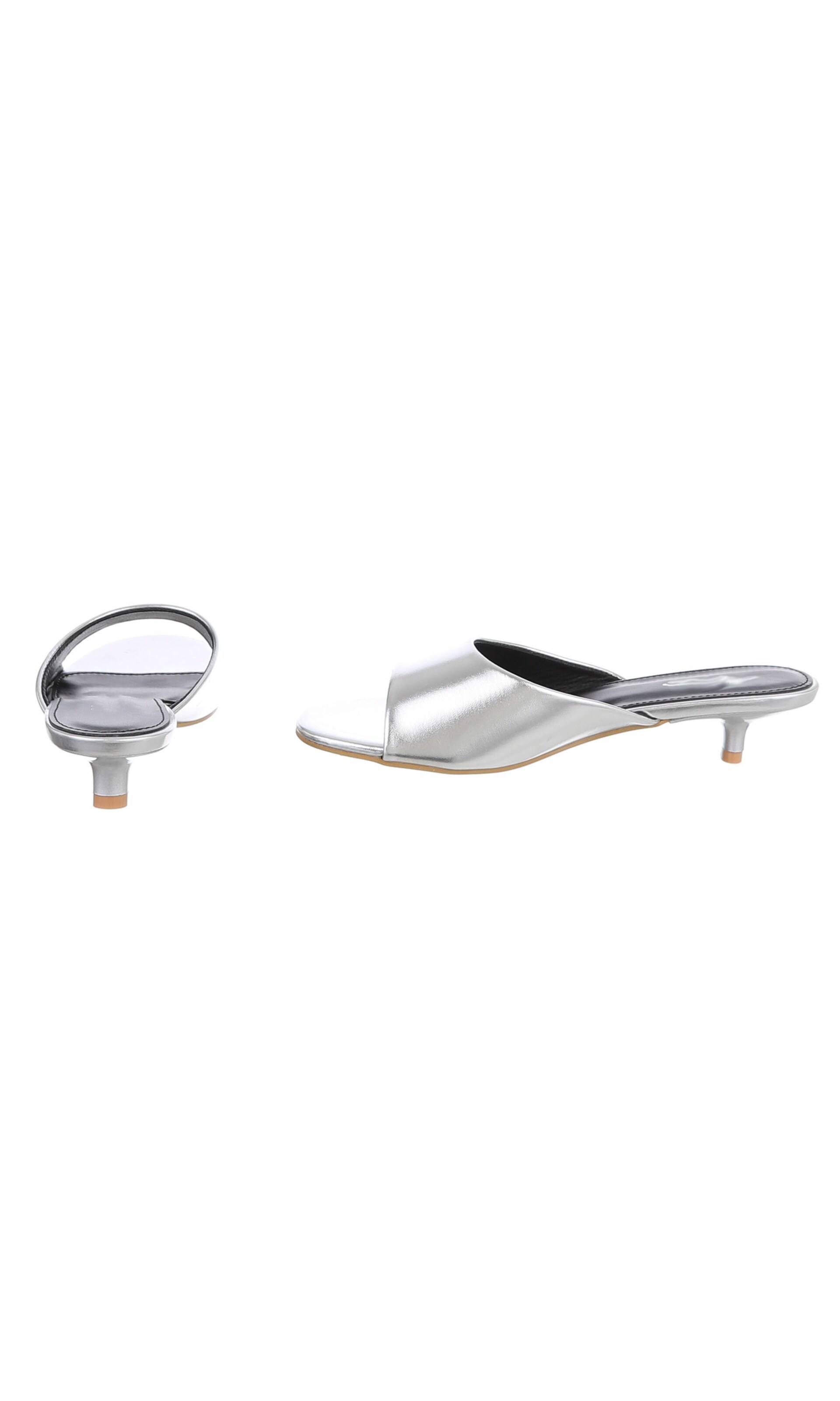 Ital-Design Mules in Silver