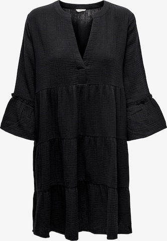 Robe-chemise 'Thyra' ONLY en noir : devant