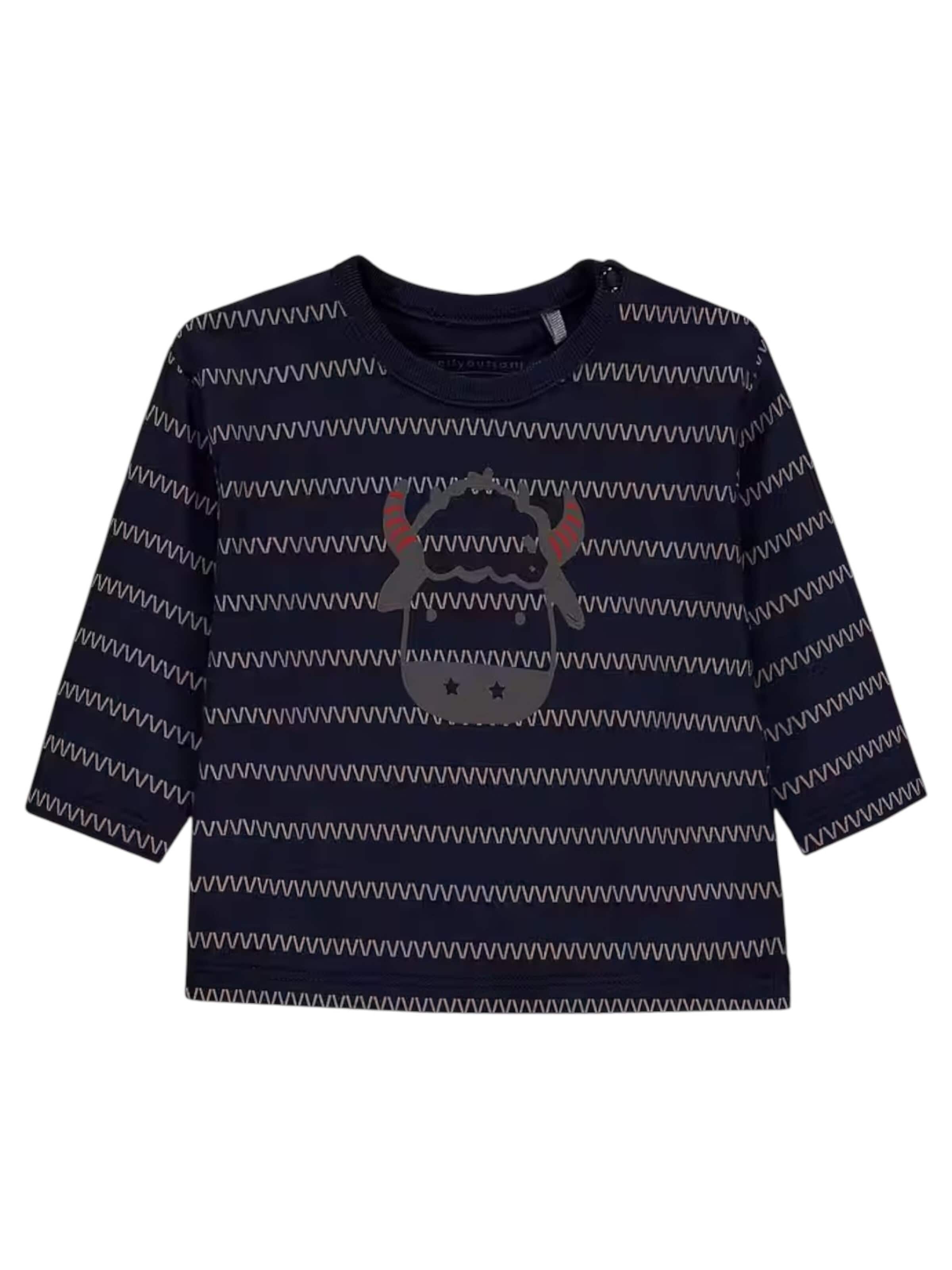 BELLYBUTTON T-Shirt 'Little Yak' in Blau: Vorderseite