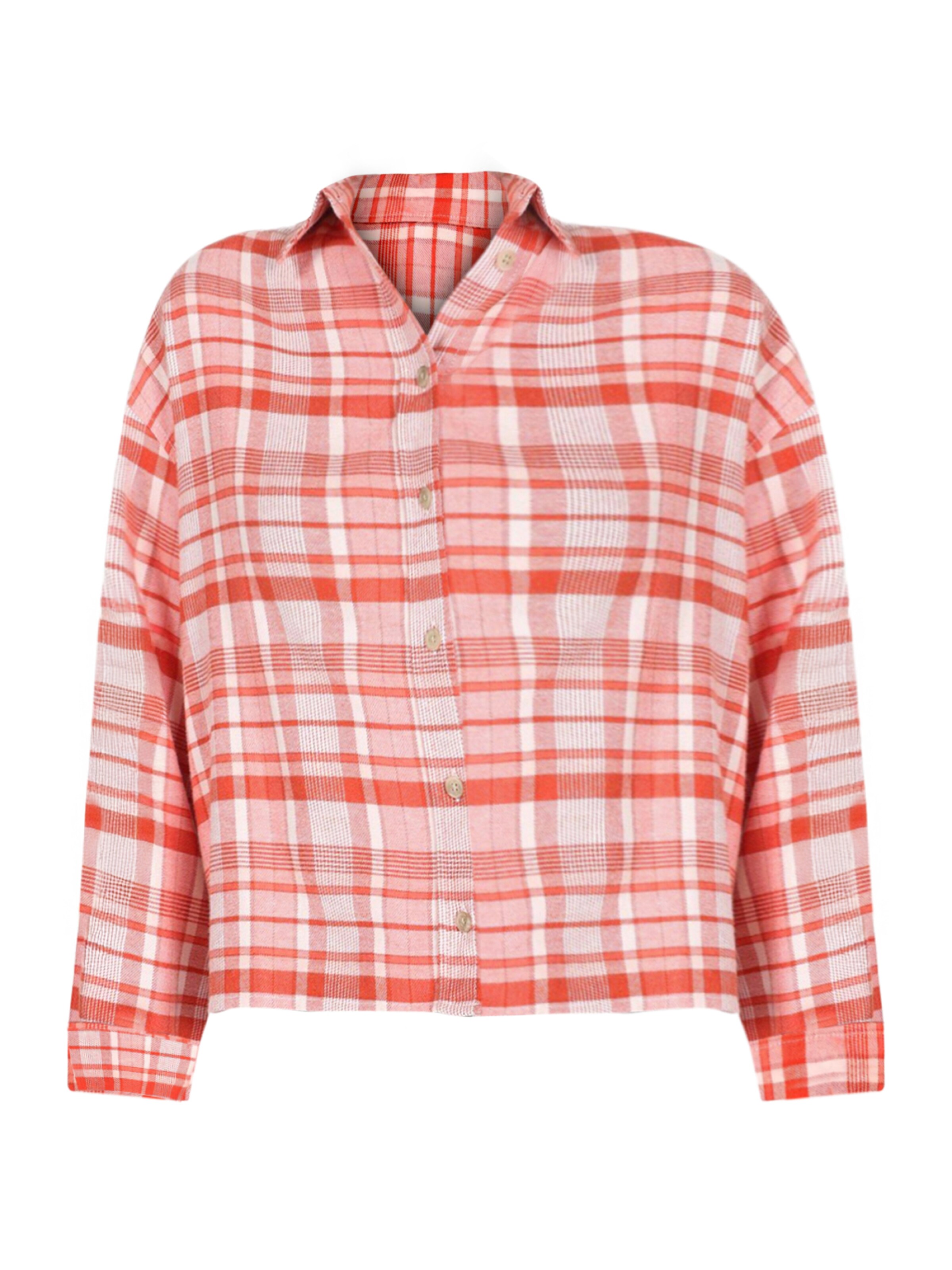 Colin's Blouse in Oranje: voorkant