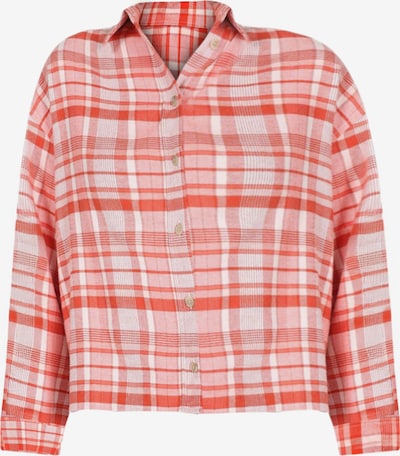 Colin's Bluse in orange / weiß, Produktansicht