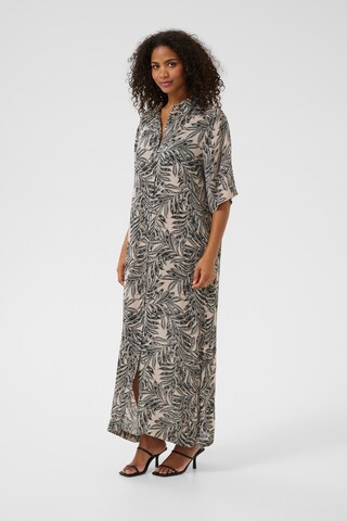 Kaffe Shirt Dress 'Thora' in Black: front