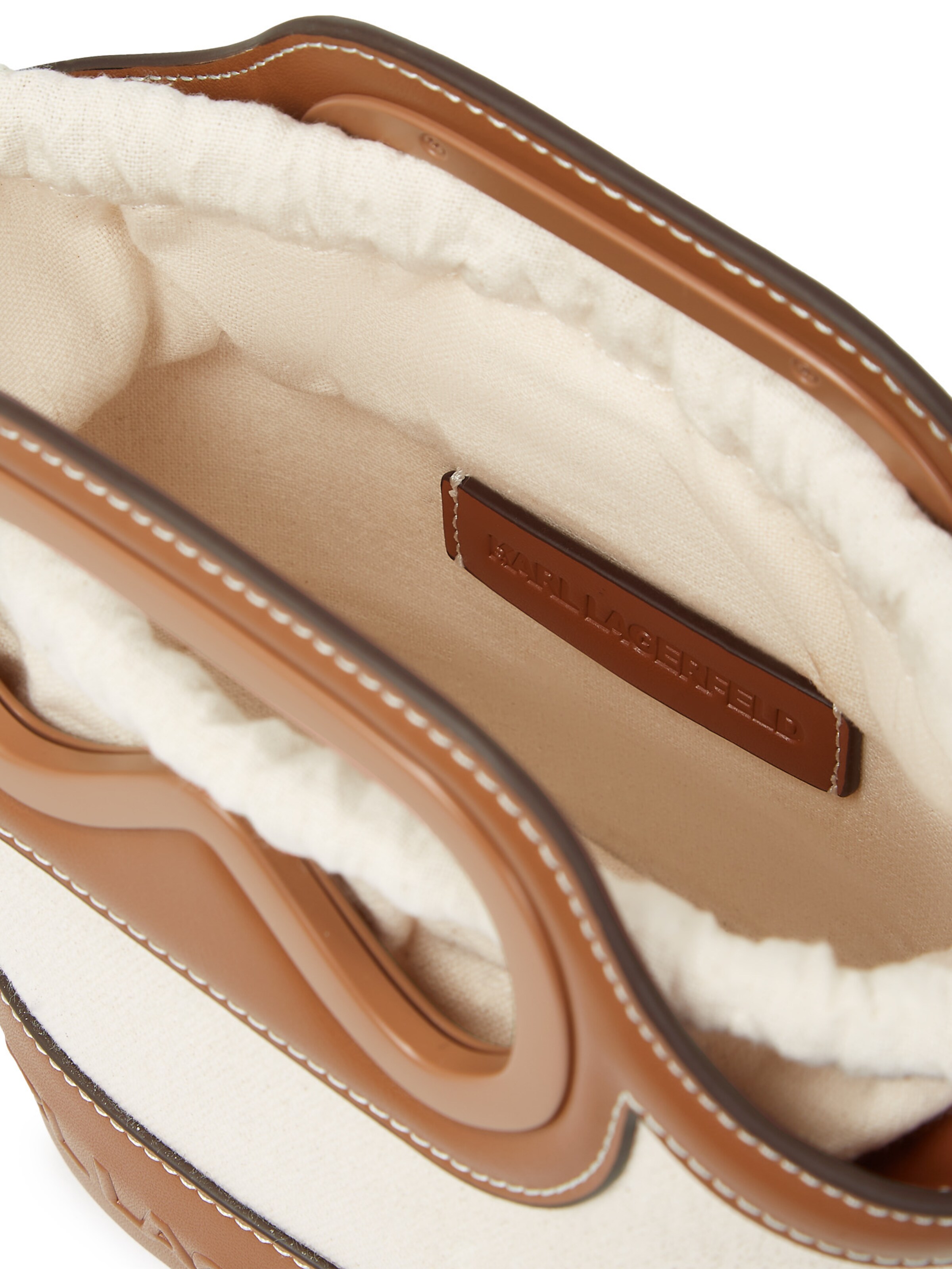 Karl Lagerfeld Handtasche in Beige