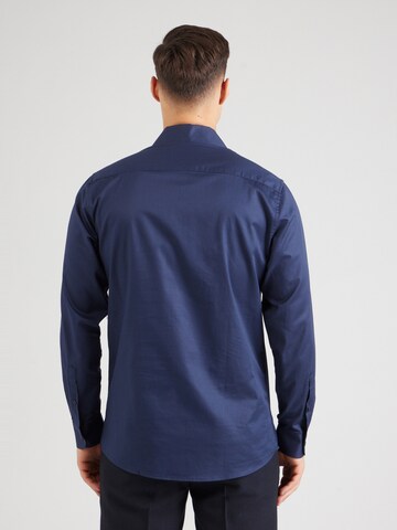SELECTED HOMME Slim Fit Hemd 'SLHETHAN' in Blau