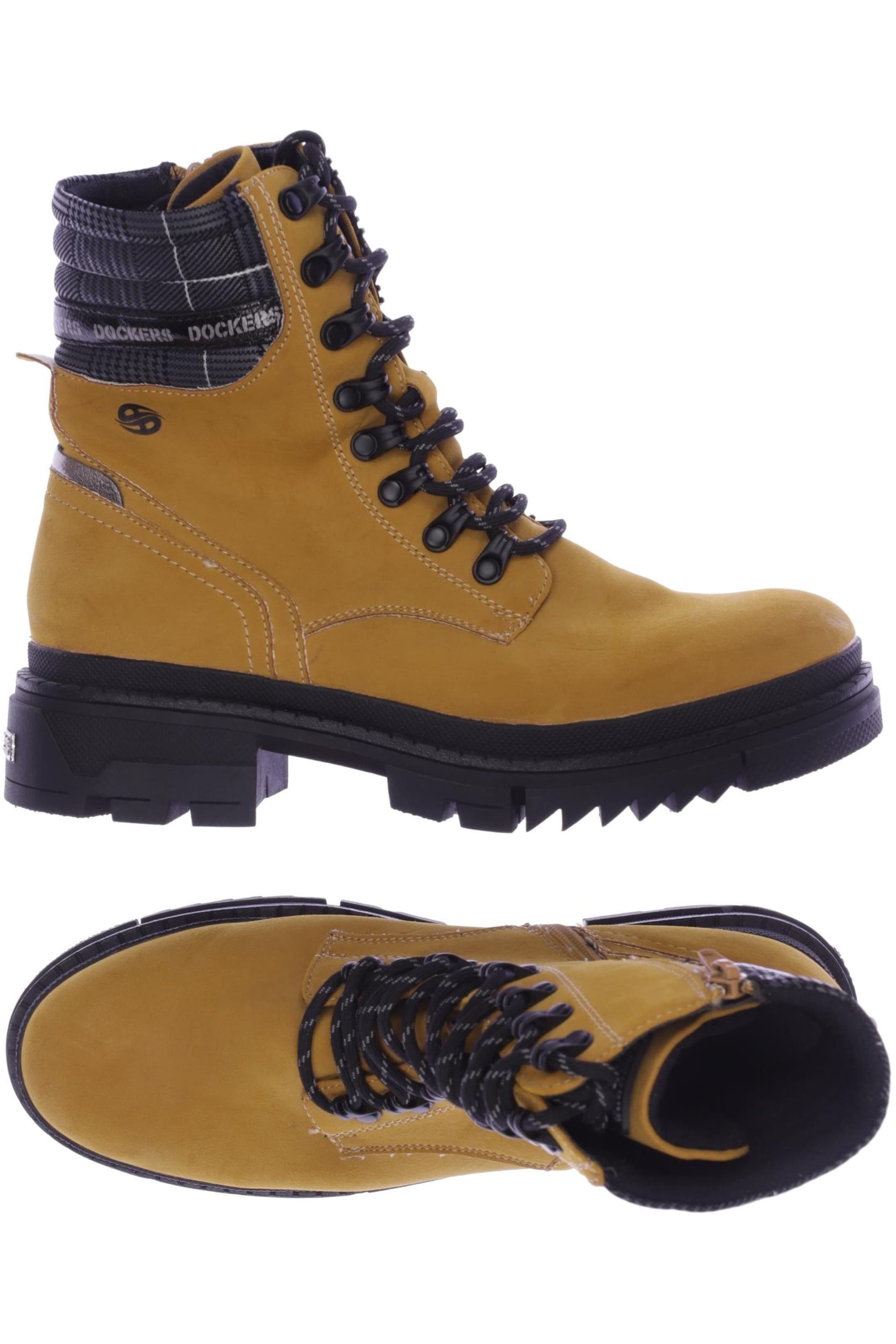 Dockers by Gerli Dress Boots in 41 in Yellow: front