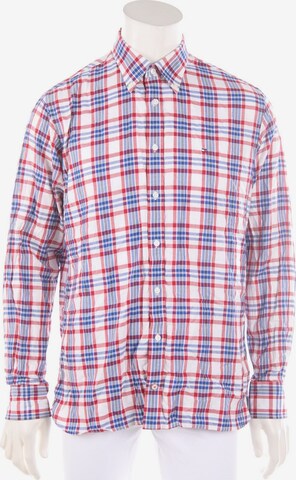 TOMMY HILFIGER Button Up Shirt in L in Blue: front