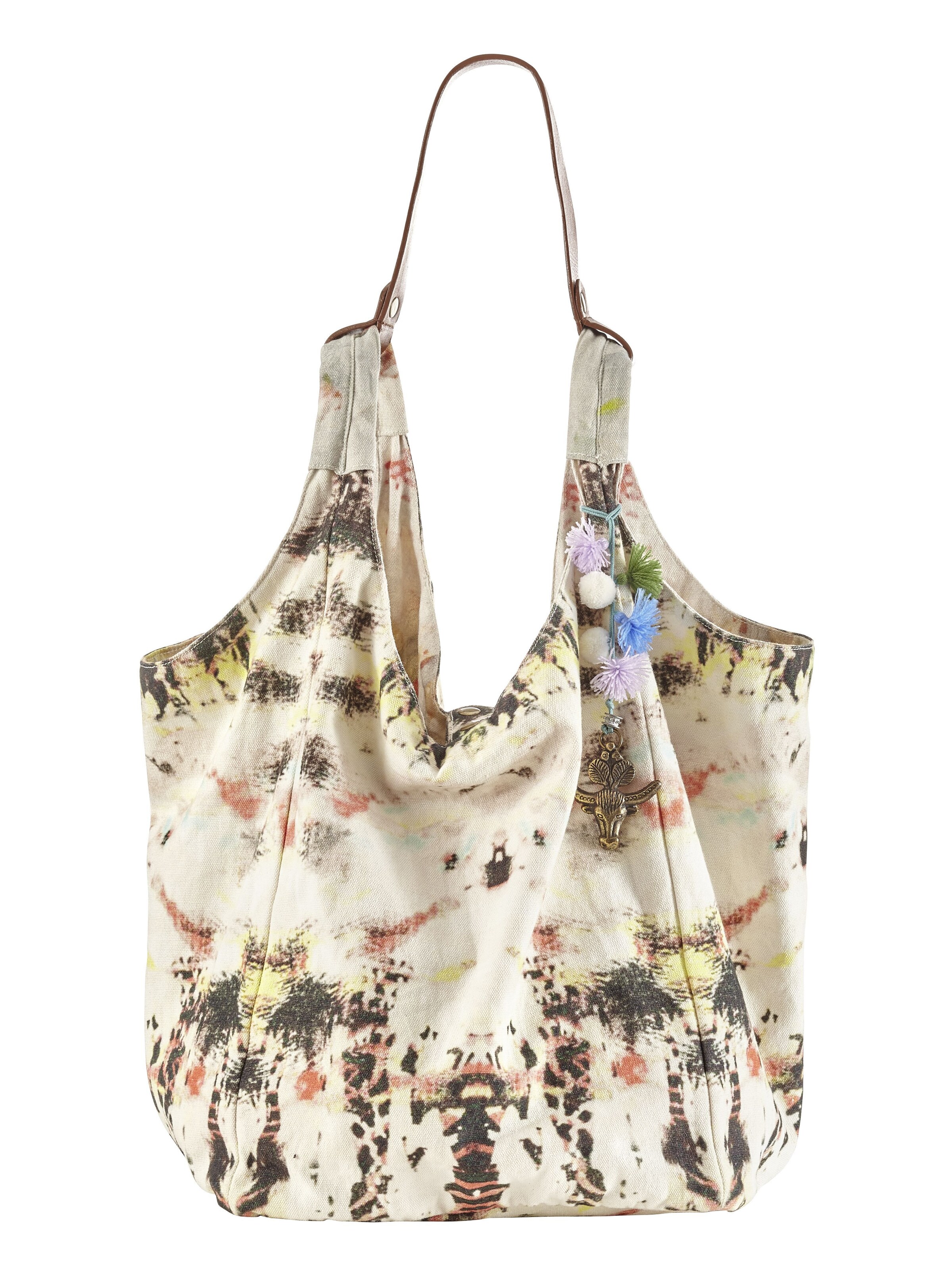 Cabas 'Hamiltion' Curuba en beige : devant