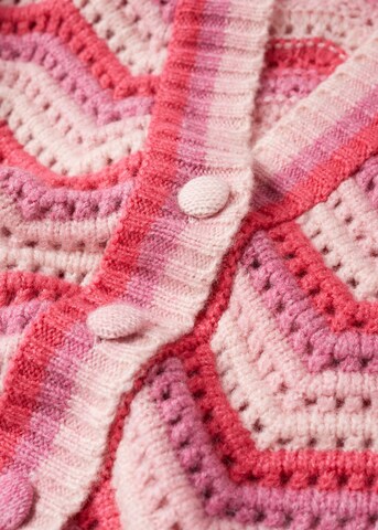 MANGO Strickjacke 'Gretel' in Pink