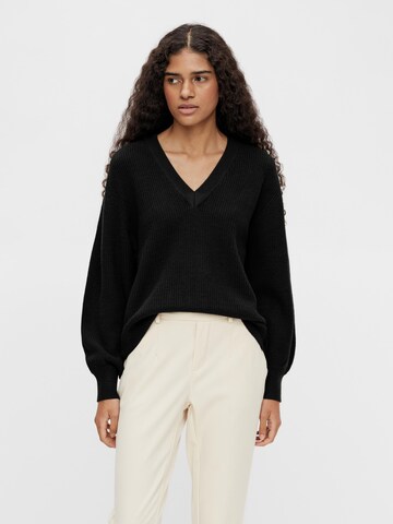 Pull-over 'Malena' OBJECT en noir : devant