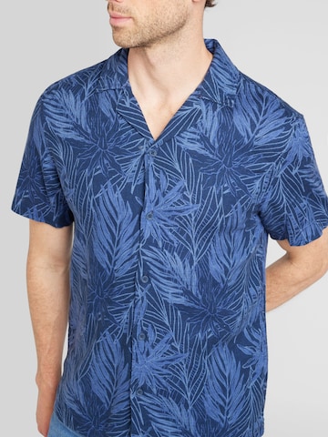 MUSTANG Regular fit Overhemd 'STYLE LAYTON' in Blauw