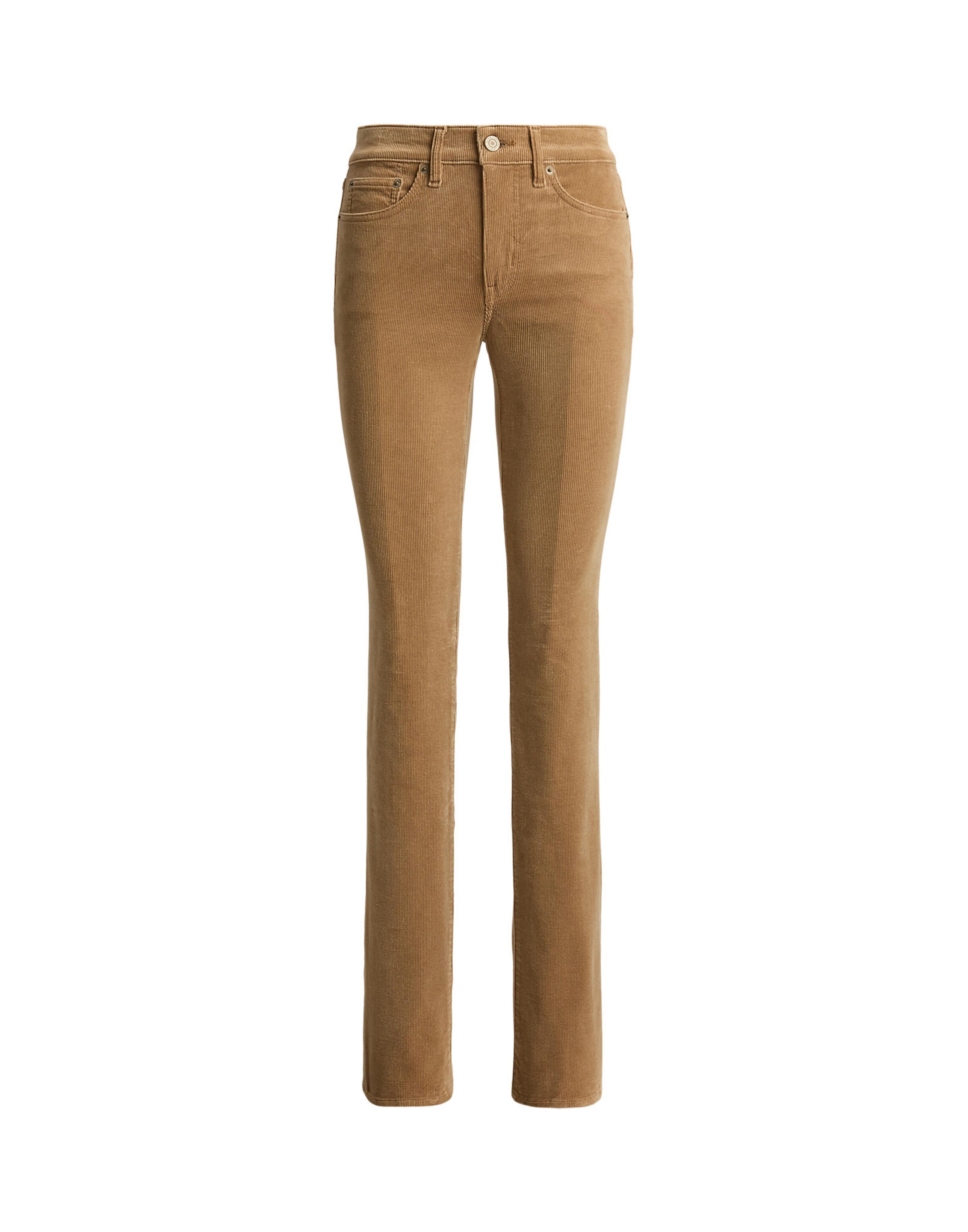 Lauren Ralph Lauren Petite Slimfit Παντελόνι σε μπεζ: μπροστά